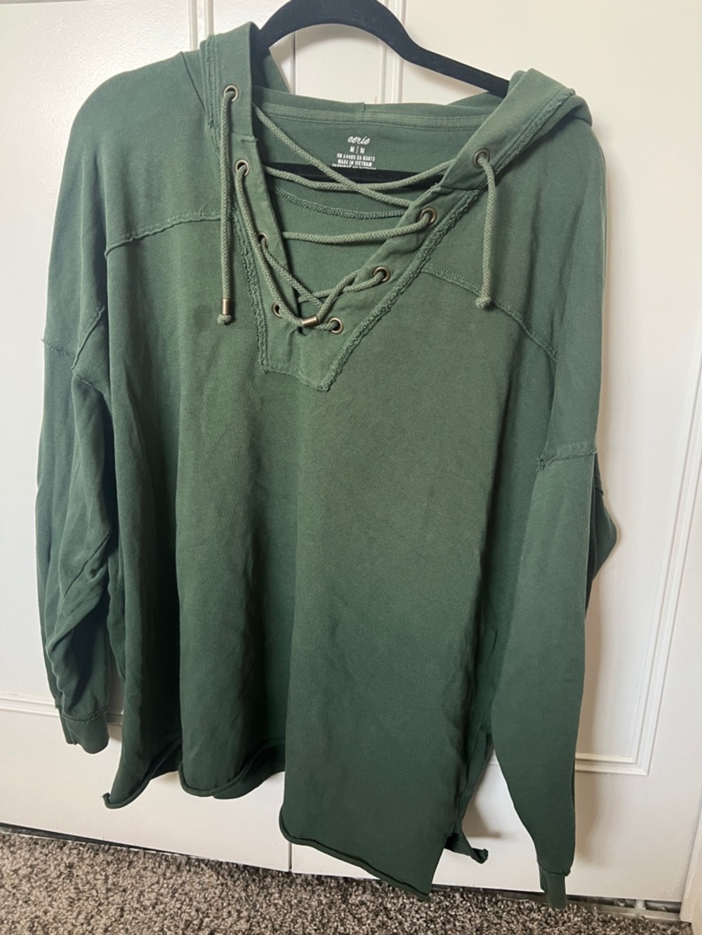 Aerie Tie front hoodie